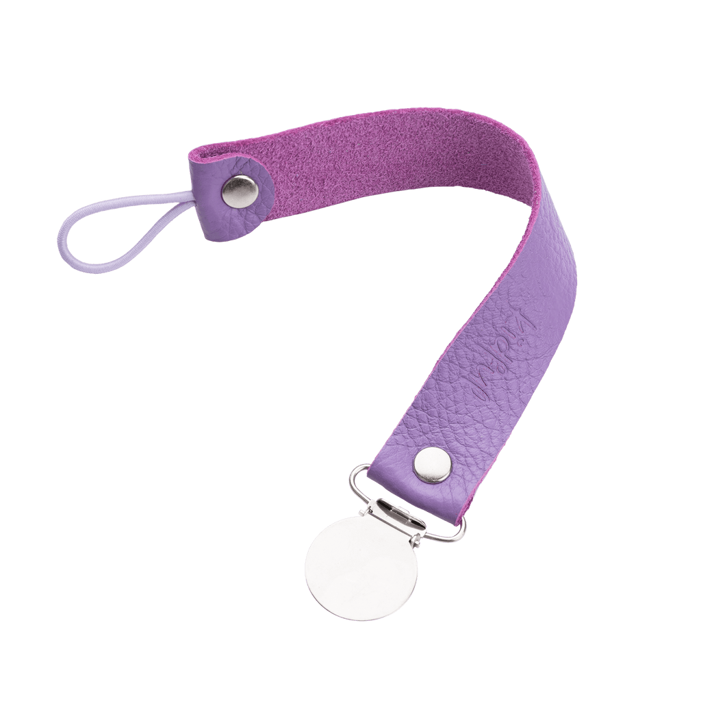 Kidful Organik Deri Emzik Askısı - Lavender