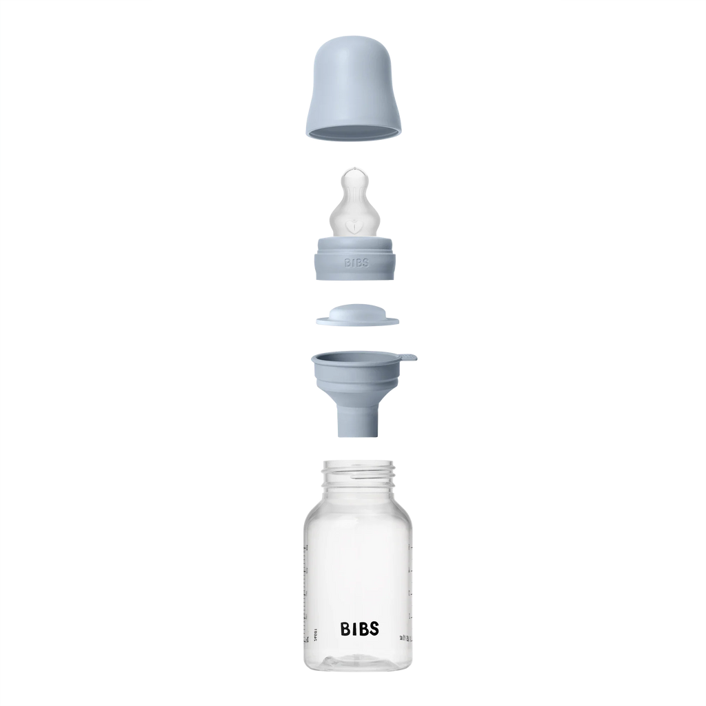 BIBS Baby PP Bottle Complete Set Silikon Uç Biberon Baby Blue 150 ml