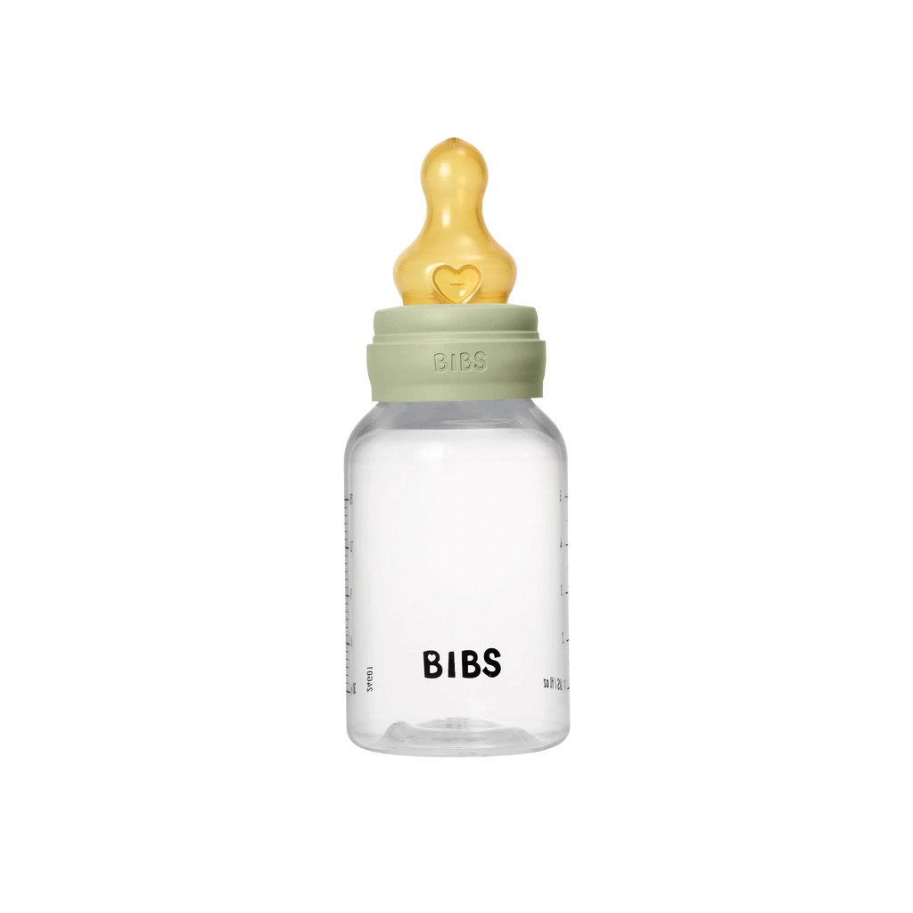 BIBS Baby PP Bottle Complete Set Kauçuk Uç Biberon Sage 150 ml