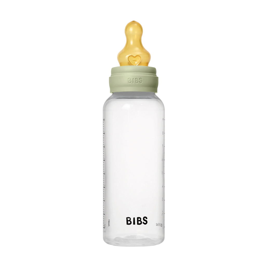 BIBS Baby PP Bottle Complete Set Kauçuk Uç Biberon Sage 270 ml
