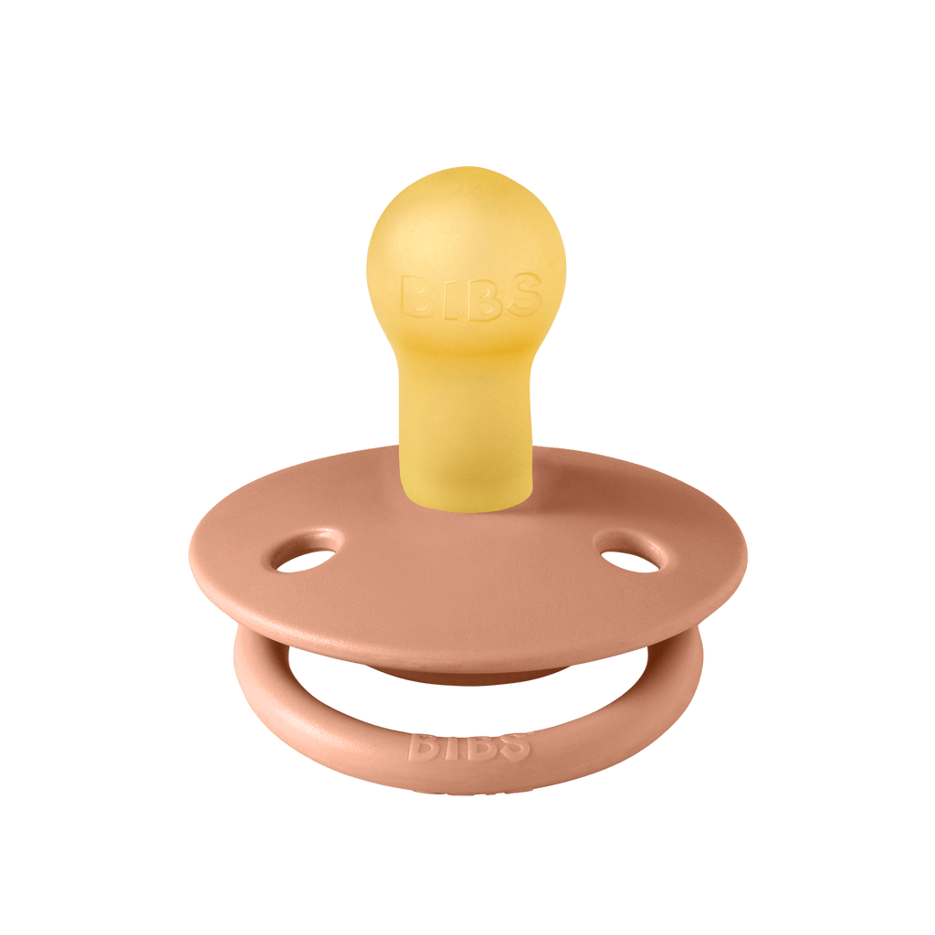 BIBS De Lux Kauçuk Emzik - Peach - Mamakido