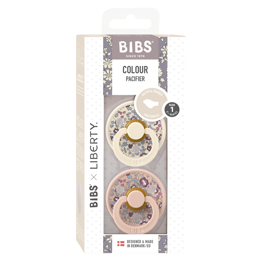 Bibs X Liberty Colour Anatomik Eloise- Blush 0-6Ay