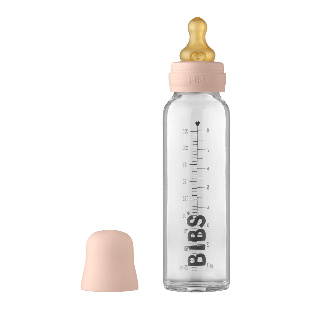 BIBS Baby Bottle Complete Set Biberon 225 ml - Blush - Mamakido