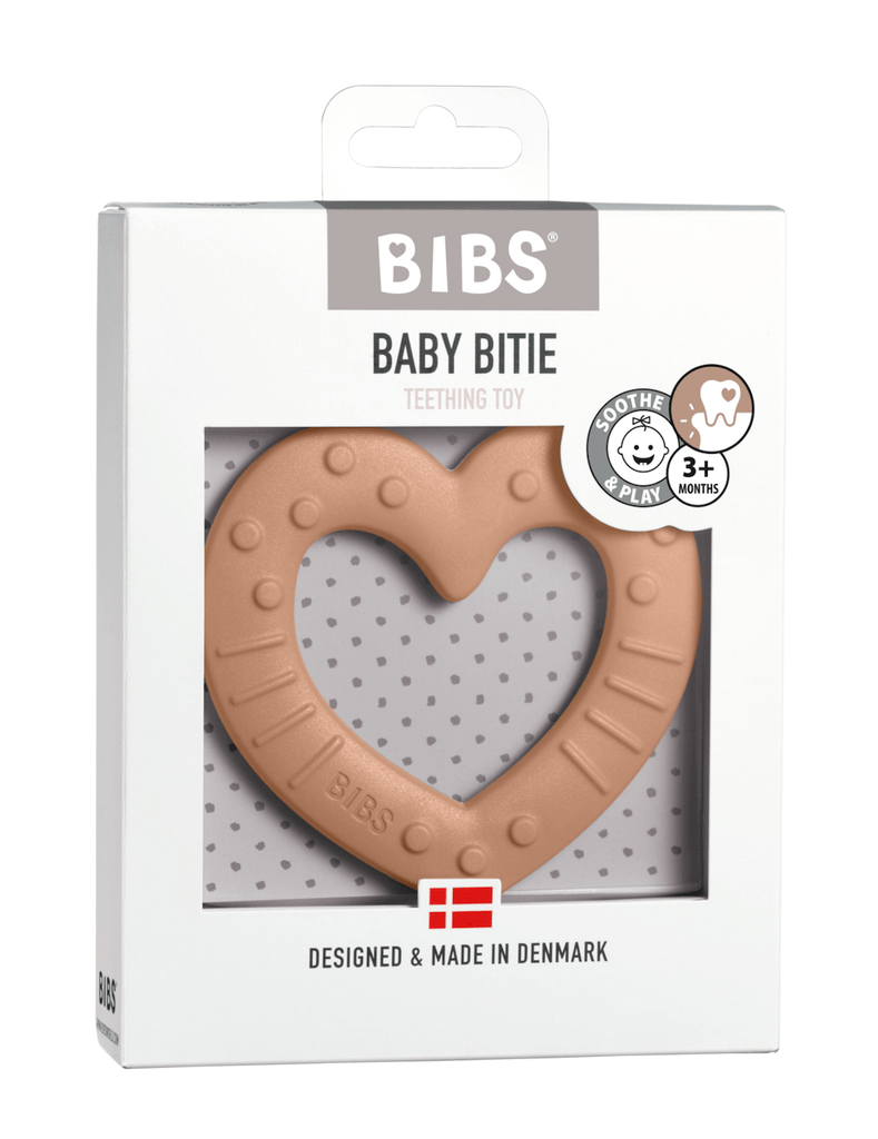 BIBS Baby Bitie Diş Kaşıyıcı - Peach - Mamakido