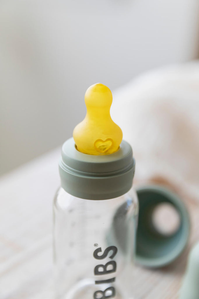 BIBS Baby Bottle Complete Set Biberon 225 ml - Sage - Mamakido