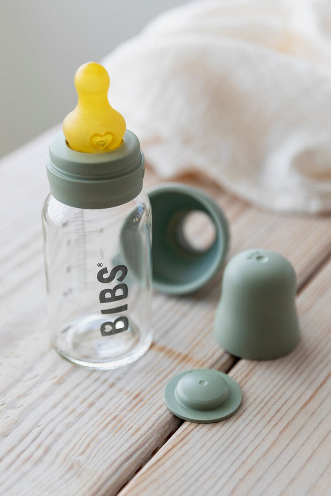 BIBS Baby Bottle Complete Set Biberon 110 ml - Sage - Mamakido