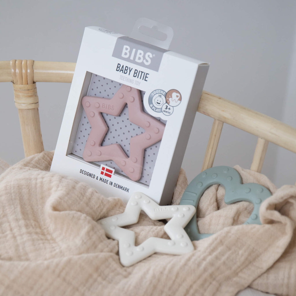 BIBS Baby Bitie Diş Kaşıyıcı - Baby Blue - Mamakido