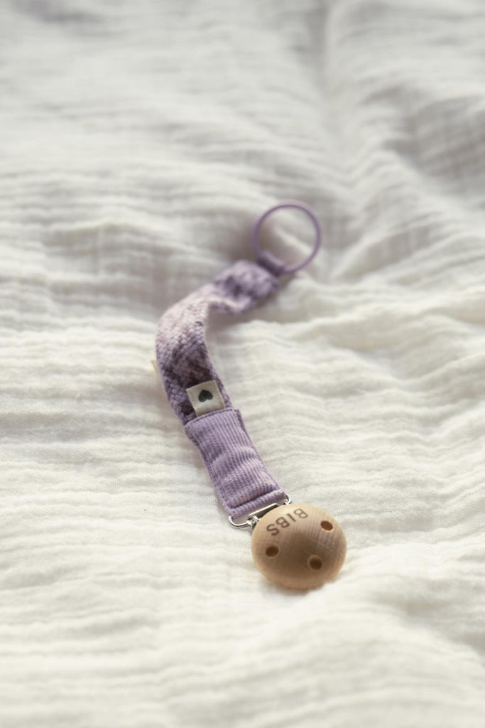 Bibs Paci Braid  Emzik Askısı-Violet Sky / Mauve